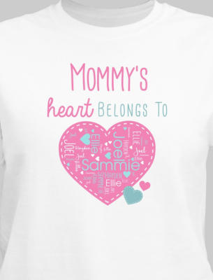 custom mothers day tshirt