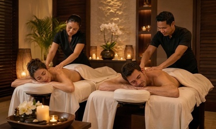 80-Minute Body & Foot Massage + Hot Stones + Essential Oil - Serenity Day Spa