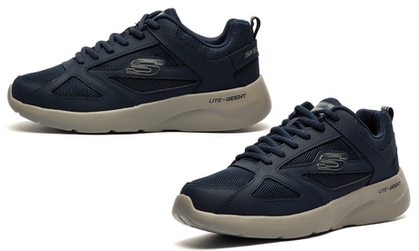 Skechers Navy Skechers Dynamic 2.0 Mens Memory Foam Trainers - Size 7
