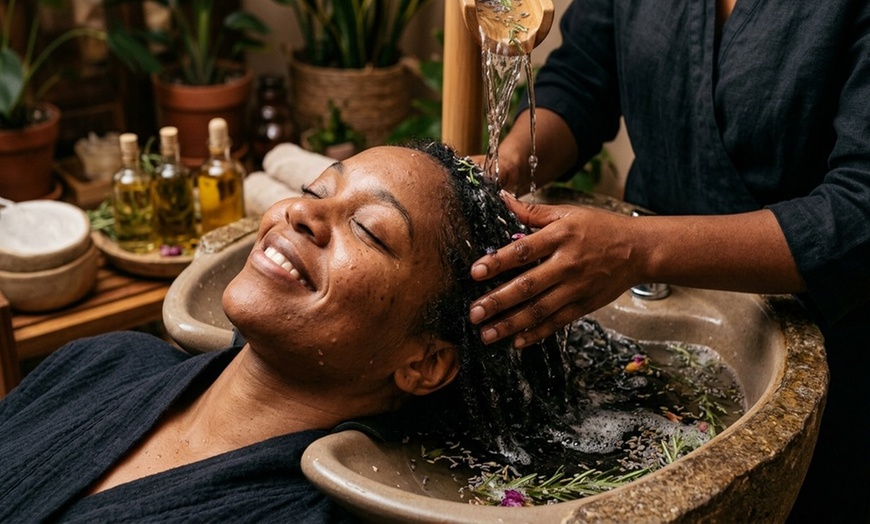 Image 6: Relaxing Herbal Head Spa & Mini Facial for Scalp & Skin Rejuvenation