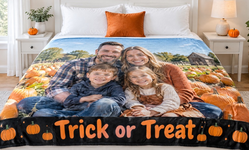 Image 2: Personalized Fleece Photo Blanket (3 Sizes) from Printerpix (Up to 93% Off)