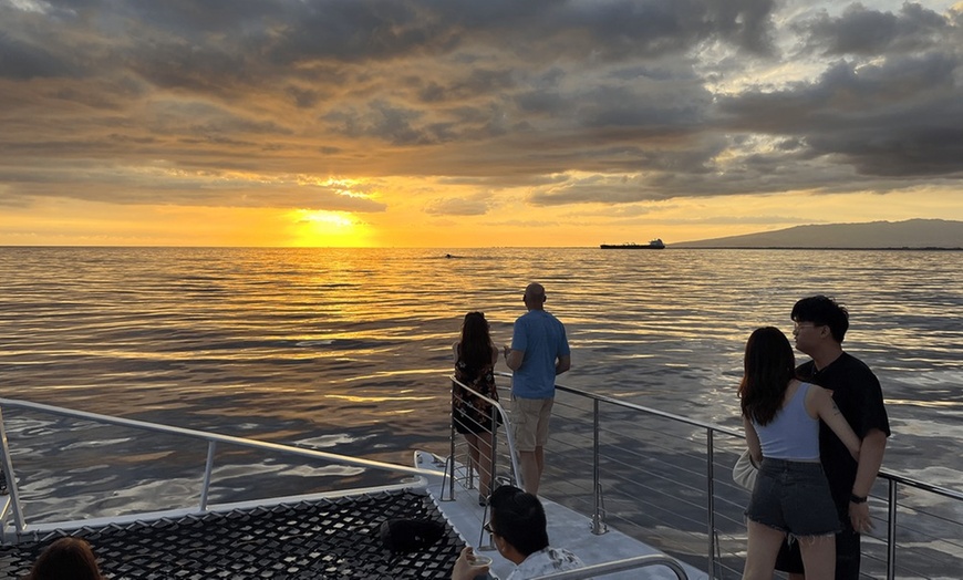 Image 2: Fun in the Sun Sail Cruise or Honolulu City Lights Sunset Sail Cruise 