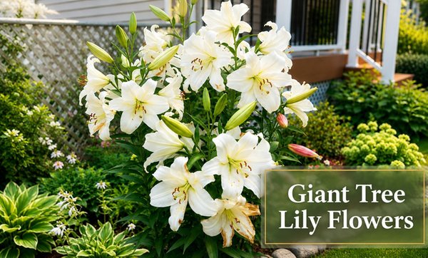 White Giant Tree Lilies