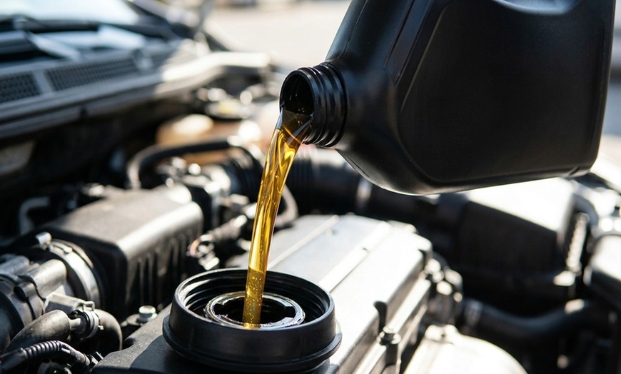 Image 2: Oil Change with Brake Inspection – Choose Conventional or More