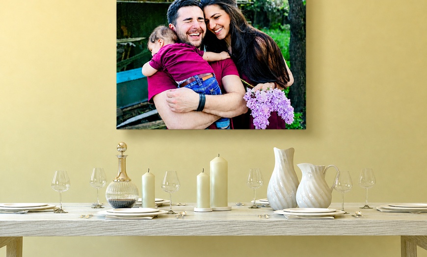 Image 3: Up to 92% Off Personalized 16" x 20" Custom Canvas Prints