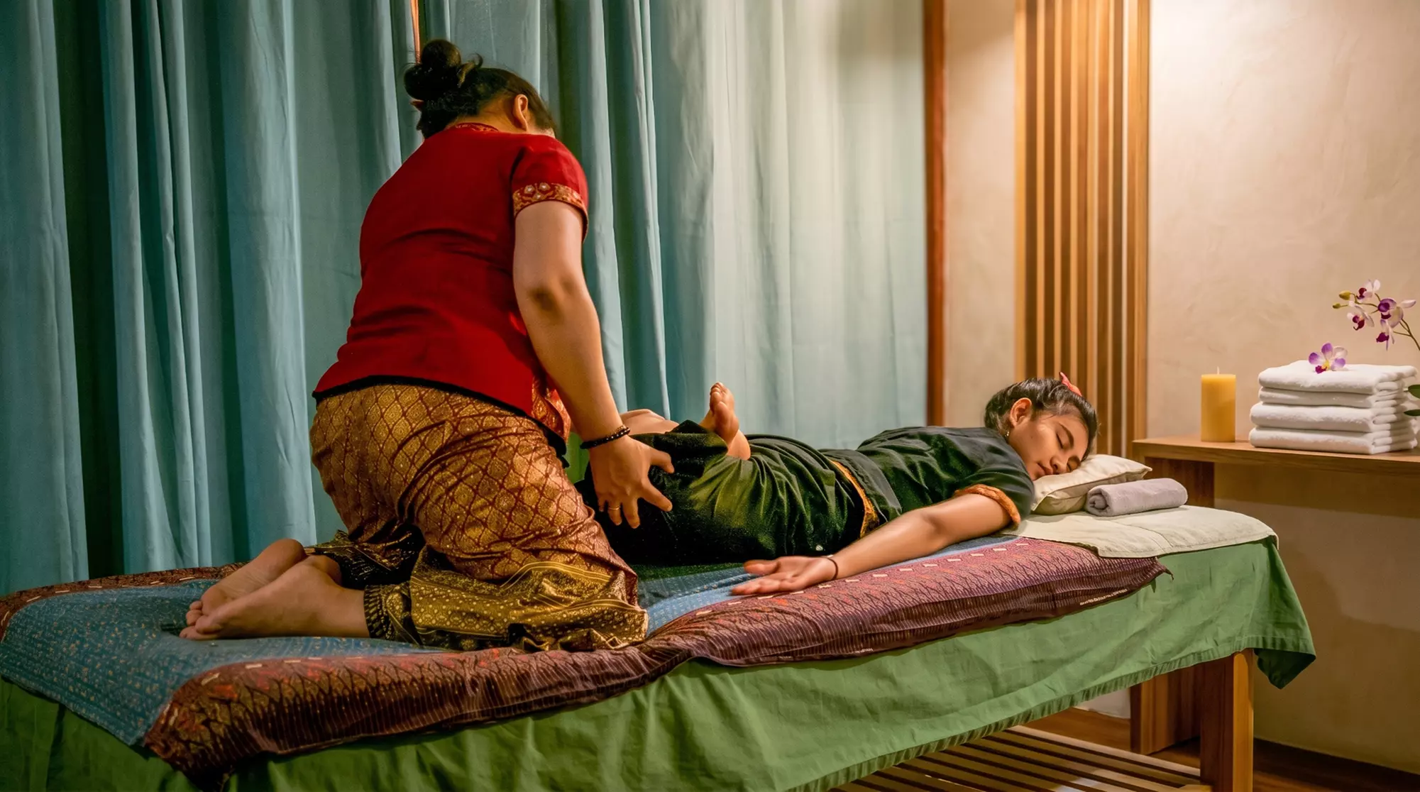 Orientalne masaże tajskie i aromaterapeutyczne (60 min)