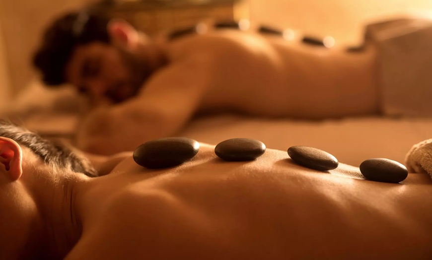 Image 2: Relax Together: Couples Swedish Massage with Soothing Hot Stones
