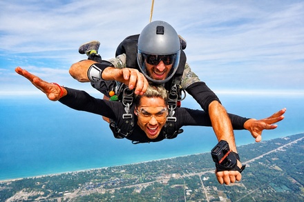 Skydiving - Tandem for One person for 2027 Season, Valid April to November - Skydive Windy City