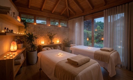 30-Minute Swedish or Deep Tissue Body Massage with Hot Stone and Essential Oil  - Lucky Massage