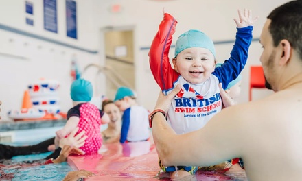 One Month of Weekly 30 minute Swim Lessons for One (Ages 3 months to Adult) - British Swim School