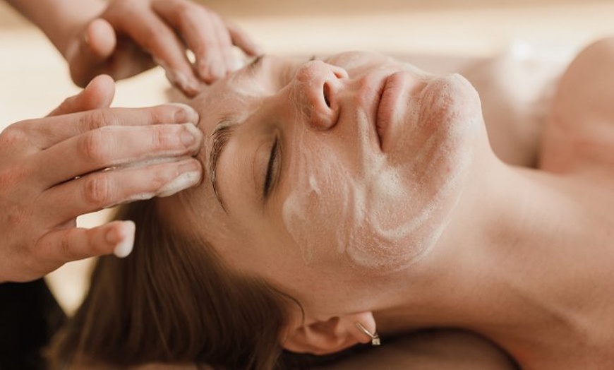 Image 2: Massage, Facial, Both or Couples Massage with Custom Enhancements
