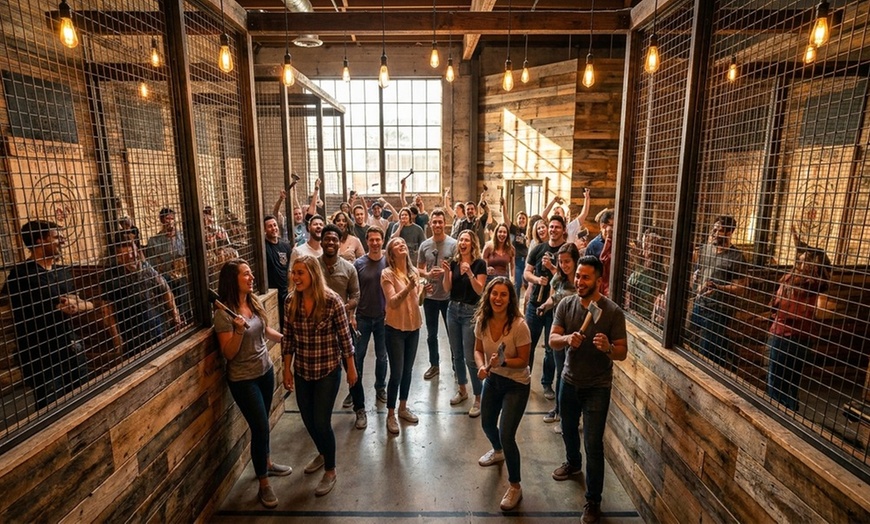 Image 4: Axe Throwing for 2 to 6 People at Axe Escape (Full Bar Available)
