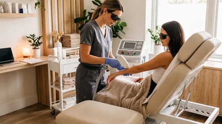 6 Laser Hair Removal Sessions on One Small Area - Bella Bello Med Spa