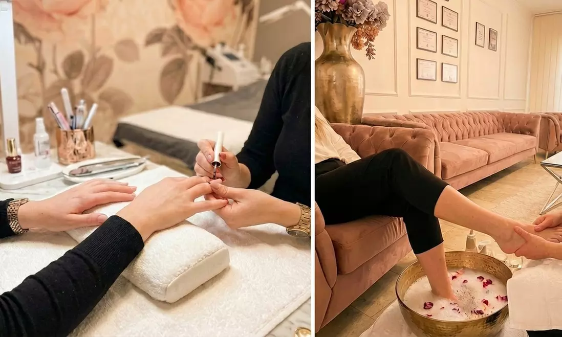 Maniküre & Pediküre inkl. Shellack opt. mit Lash-Lift für 1 Person