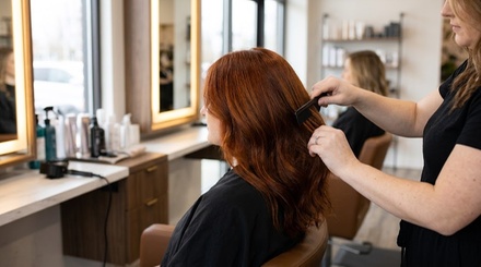 Root Touch-up, Shampoo, Conditioner, and Blowdry - Jerrys Hair Salon
