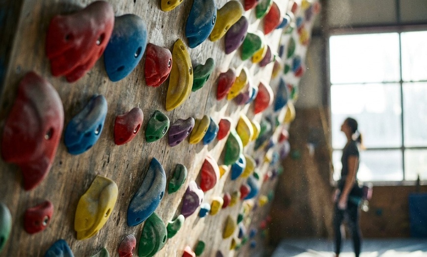 Image 8: Indoor climbing passes for individuals and pairs