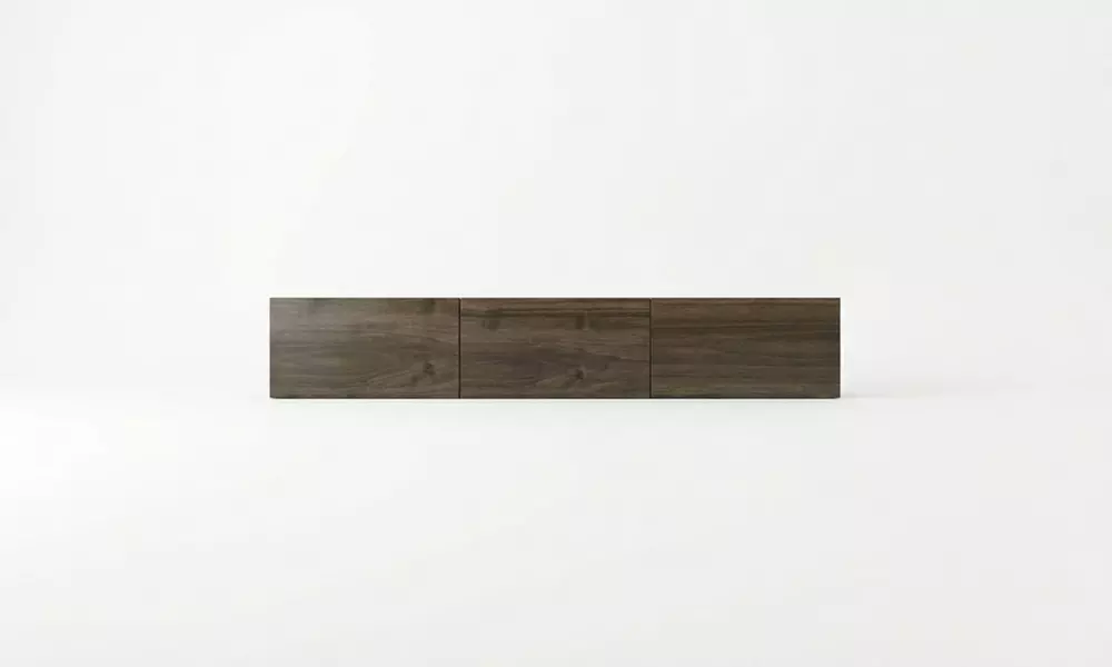 Meuble TV suspendu avec placards par Kocoon