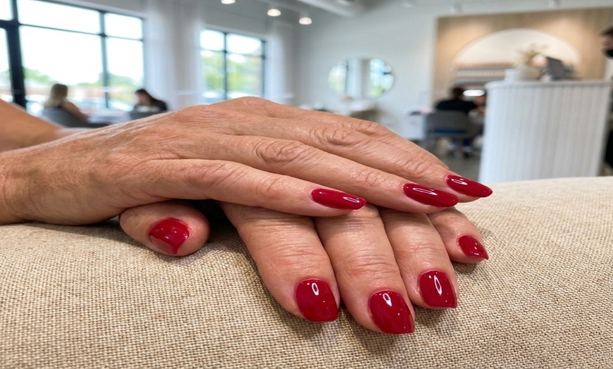 Image 6: Up to 37% Off on Salon-Shellac/No-Chip Mani-Pedi at Viva nails