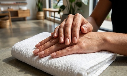 Spa manicure with regular color - The Nail House On Clybourn