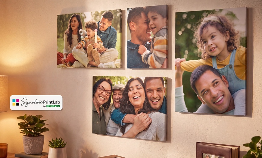 Image 3: Canvas Print Bundles by SignaturePrintLab by GROUPON