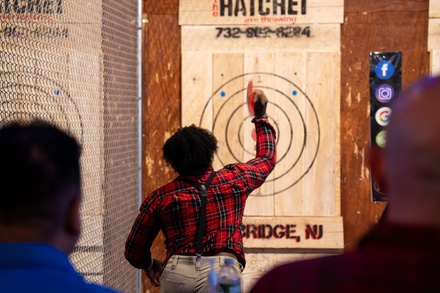 FLASH SALE! One-Hour Axe Throwing Session for Two (Ages 14 and up) - Bury The Hatchet- Cherry Hill