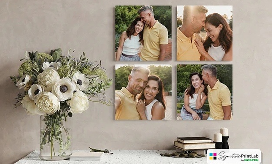 Image 3: Get Puzzle, Photo Tile, Poster, or Keyring Heart with Vibrant Color