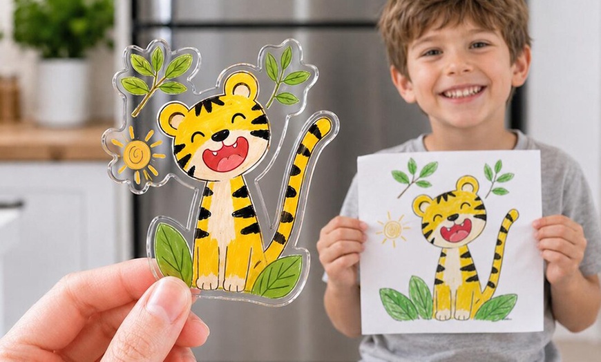 Image 31: Custom Photo Acrylic Fridge Magnets with Texts | Acrylic Gifts
