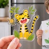 Image 31: Custom Photo Acrylic Fridge Magnets with Texts | Acrylic Gifts