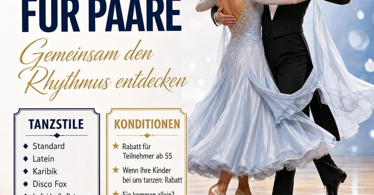 2 oder 4 Erwachsenen- oder Kinder-Tanzkurse