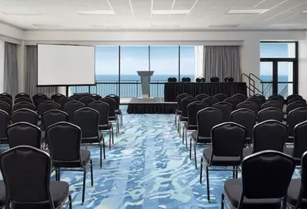 Business center and meeting rooms