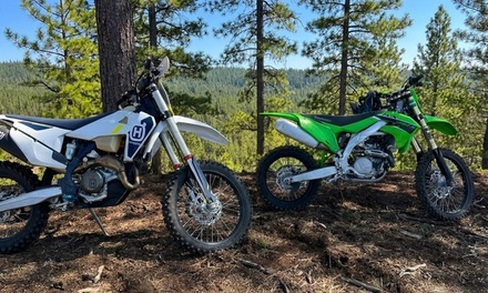 Half-day dirtbike rental - Monday thru Thursday - Adrenaline Rentals