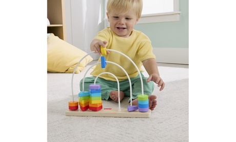 Fisher-Price Fisher-Price Wooden Rainbow Bead Bar