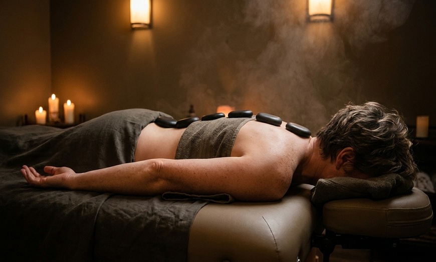 Image 8: Relax w/ Prenatal Massage or 60 Min: Body Massage w/ Hot Stones & More