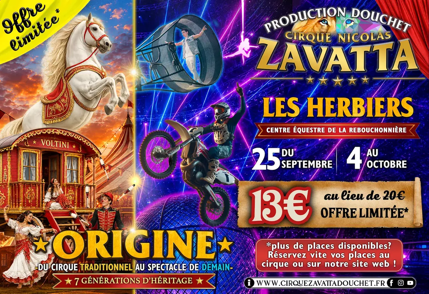 1 place adulte ou enfant catégorie 2 Gradin de face le 02/10/2026 à 20h