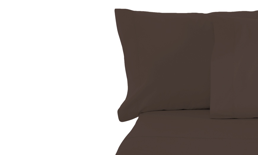 Image 13: 6 Piece 4 Pillowcases 1800 Series Cotton Feel Bamboo Cool Deep Pocket Sheet Sets