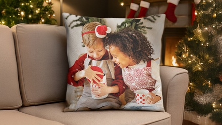 One 24"x24" Premium Plush Photo Pillow (Shipping Not Included) - Canvas On Sale