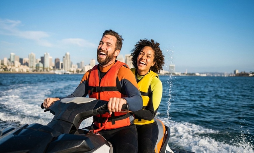 Image 3: Dive into Excitement with Jet Ski Rentals and Scenic Coastal Views
