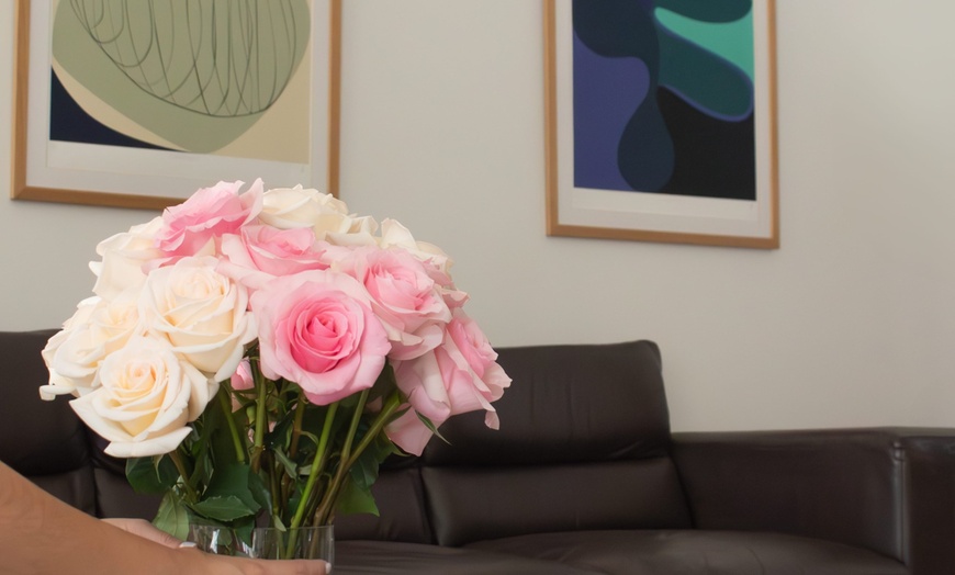 Image 15: *FLASH SALE* 24 or 36ct Roses Luxury Long Stem Rose Bouquet from Rose Farmers | Farm Fresh Roses (Up to 74% Off)