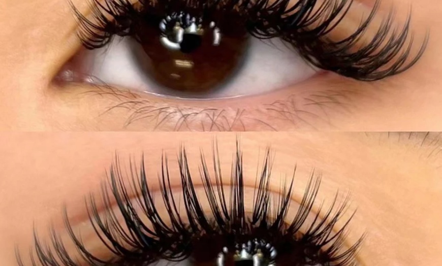 Image 12: Custom Eyelash Extensions: Classic, Hybrid, Volume, Mega, Super Mega