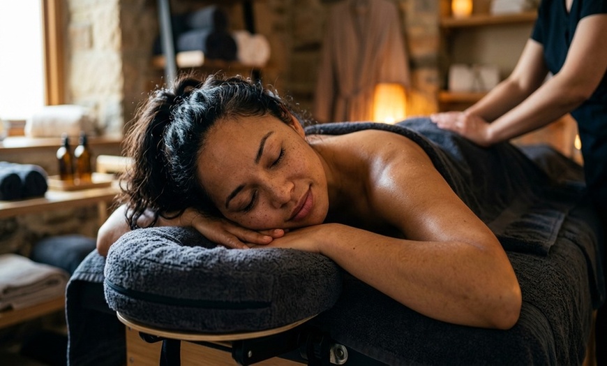 Image 2: Rejuvenate with One Tailored 60-Minute Full Body Massage with Himalayan Stones at Happy Feet Spa - Up to 26% Off