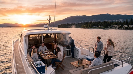 Harbour & City Highlights Cruise for Up to 8 Guests (4 Hours) - vancouveryachttours.com