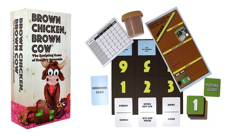 Lark & Clam Brown Chicken Brown Cow Board Game 18+