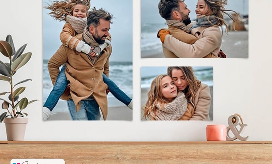 Image 5: Get Puzzle, Photo Tile, Poster, or Keyring Heart with Vibrant Color