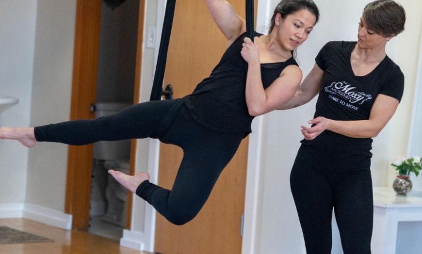 Image 3: Aerial Fitness Classes with Lyra Hammock Silks and Pole at Draper, UT