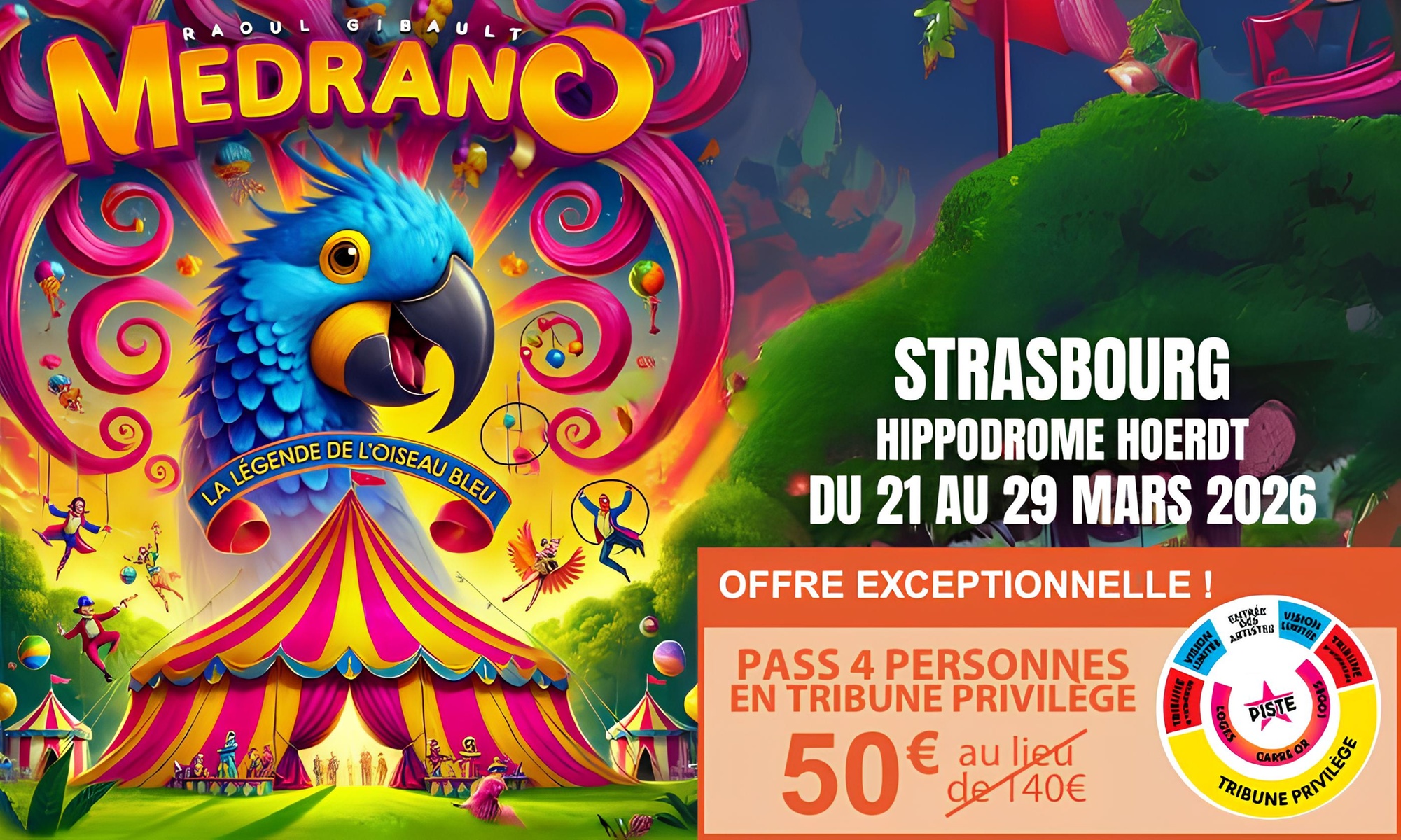 Cirque Medrano : « La Légende de l’Oiseau Bleu » pour petits et grands