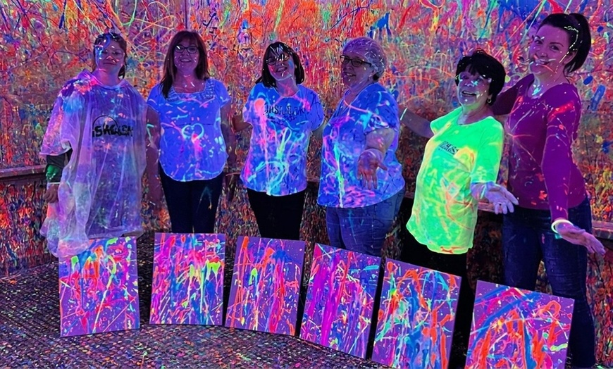 Image 3: Creative Paint Splattering Fun, Essential Materials Included