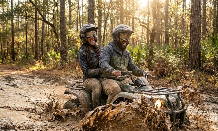 Image 2: Adventurous Hour-Long Ride on a Double Rider ATV
