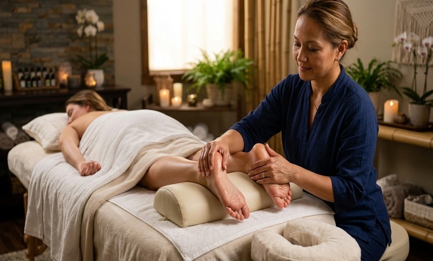 Image 6: Signature or Couple's Signature Foot Massage w/ Himalayan Salt Scrub