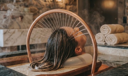 One 60 min Head spa and scalp treatment with aromatherapy -head, scalp, neck massage - Luna Day Spa