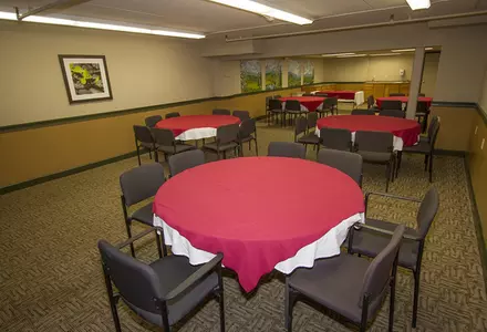 Business center and meeting rooms